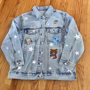 Rilakkuma San-X 20th Anniversary USA Tour Limited Denim Jacket Size Large Kuma